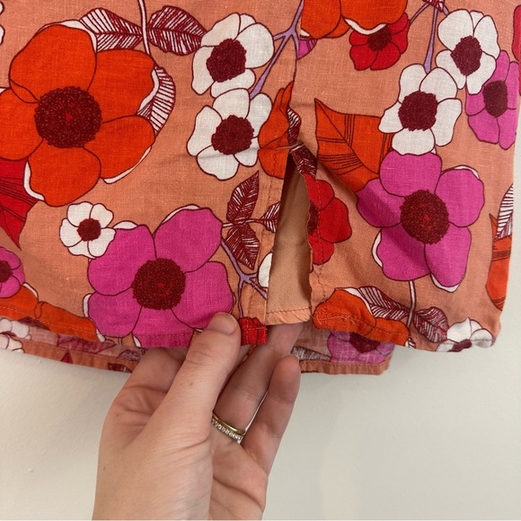 Urban Outfitters Rosie Notched Pelmet Mini Skirt Size Small - Picture 4 of 6